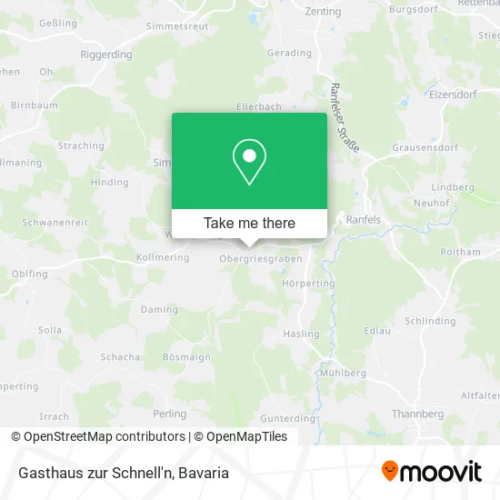 Карта Gasthaus zur Schnell'n