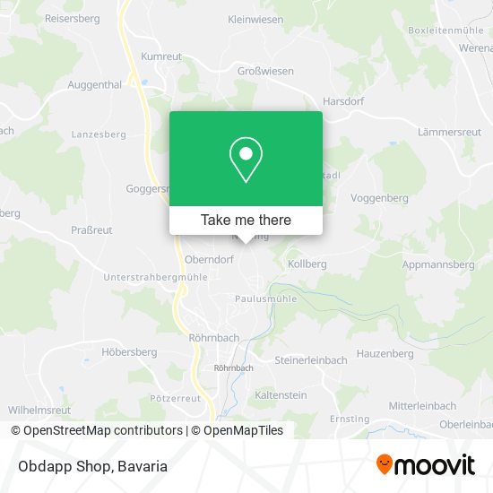 Obdapp Shop map