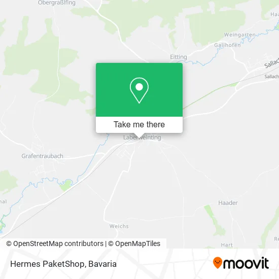 Карта Hermes PaketShop