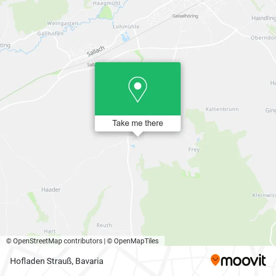 Карта Hofladen Strauß