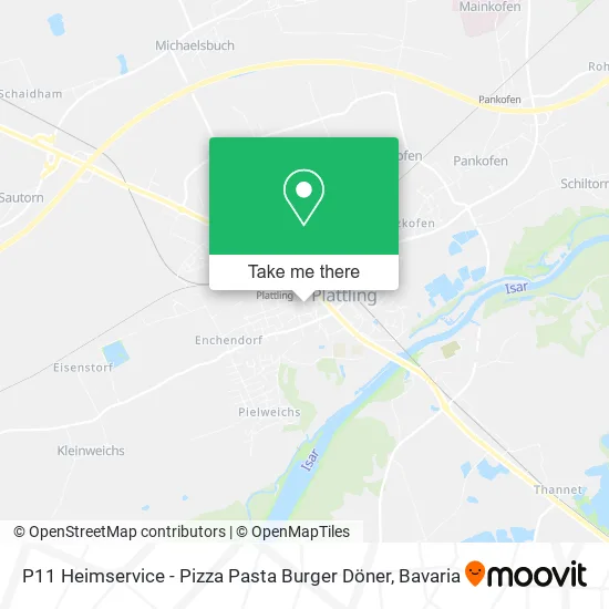 Карта P11 Heimservice - Pizza Pasta Burger Döner