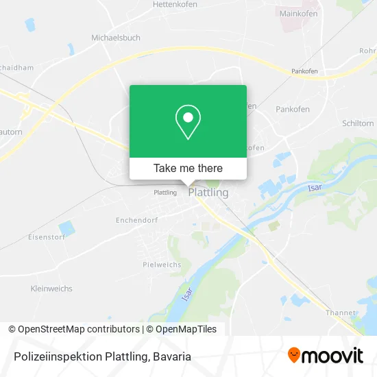 Карта Polizeiinspektion Plattling