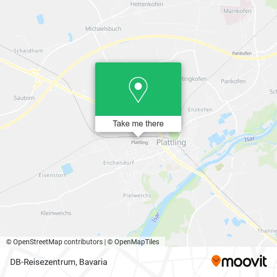 Карта DB-Reisezentrum