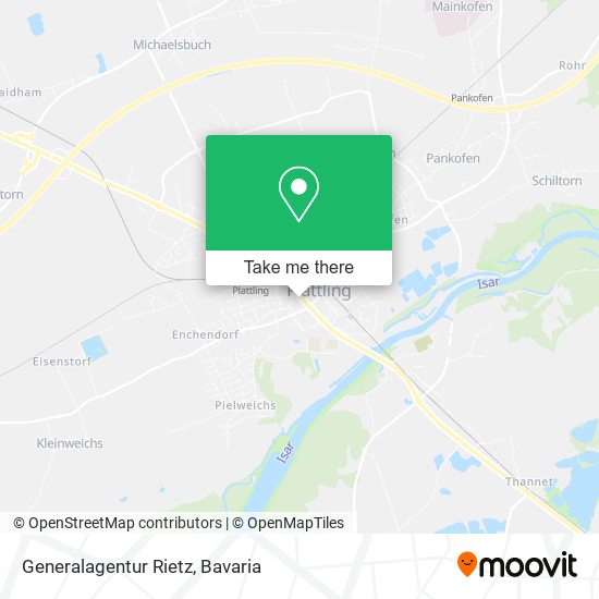 Карта Generalagentur Rietz