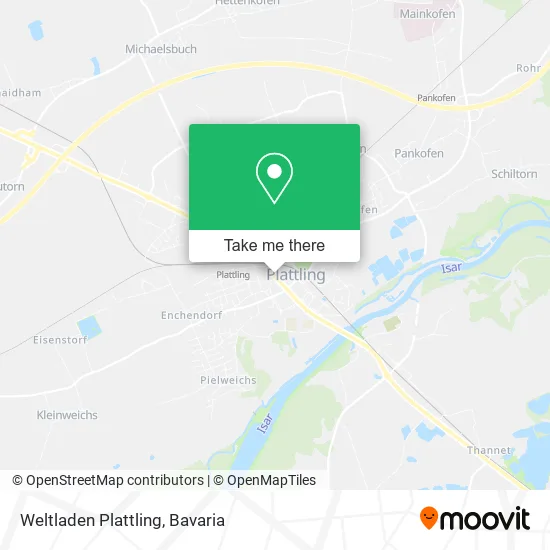 Карта Weltladen Plattling