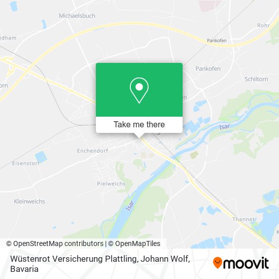 Wüstenrot Versicherung Plattling, Johann Wolf map