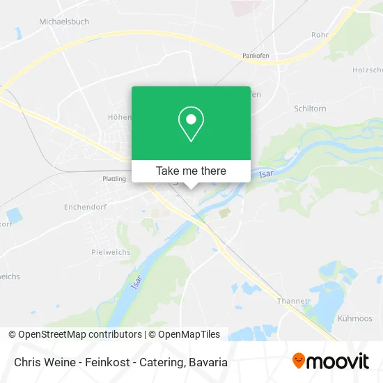 Карта Chris Weine - Feinkost - Catering