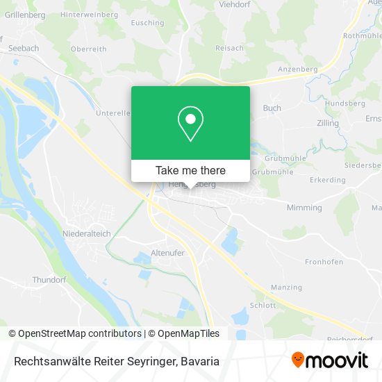 Rechtsanwälte Reiter Seyringer map
