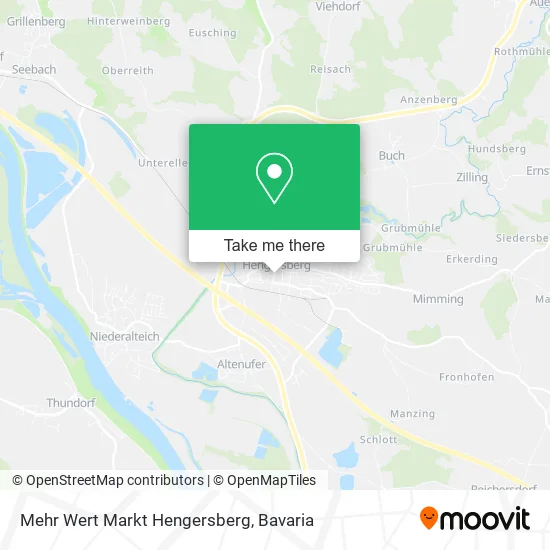 Карта Mehr Wert Markt Hengersberg