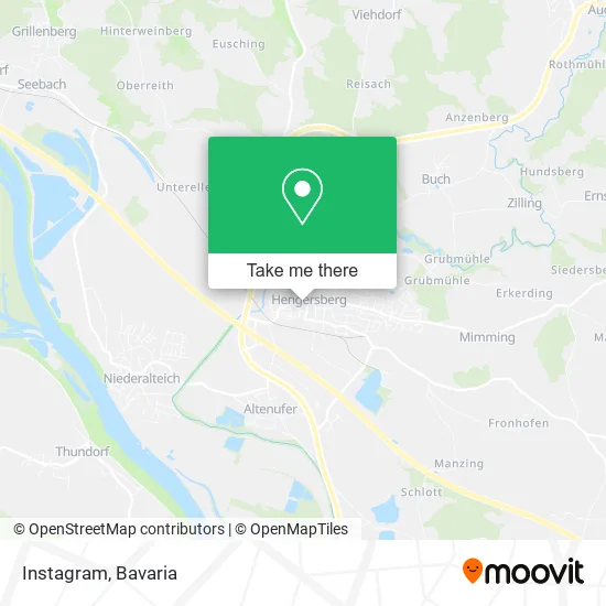 Карта Instagram