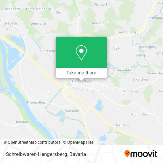 Schreibwaren-Hengersberg map