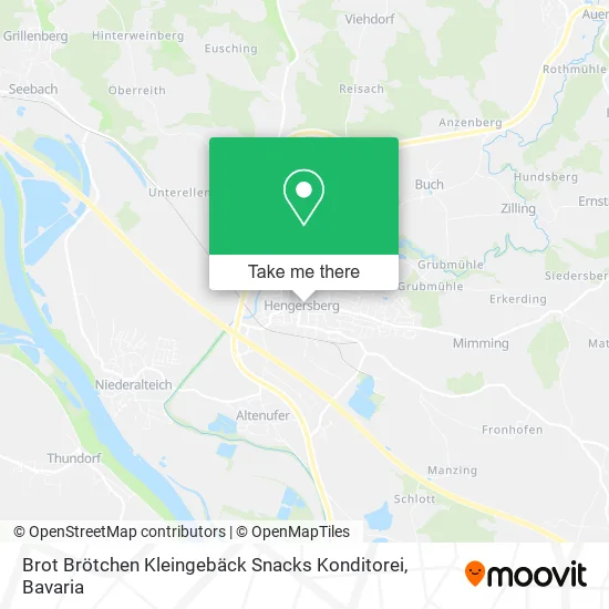 Карта Brot Brötchen Kleingebäck Snacks Konditorei