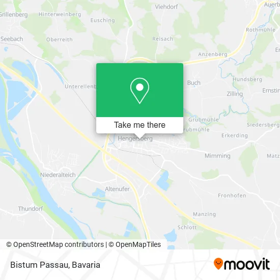Карта Bistum Passau