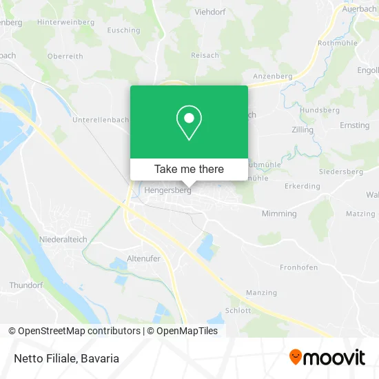 Карта Netto Filiale