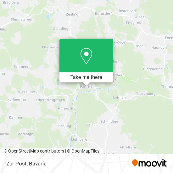 Карта Zur Post