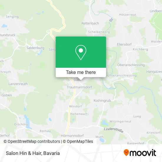 Salon Hin & Hair map