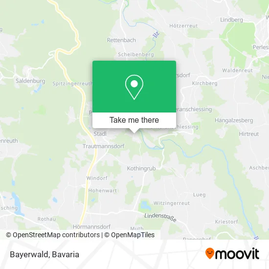 Карта Bayerwald