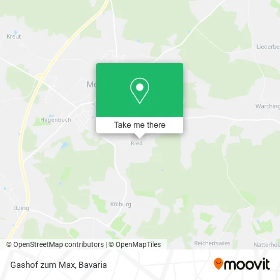 Карта Gashof zum Max