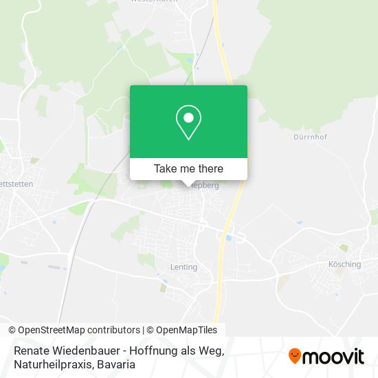 Renate Wiedenbauer - Hoffnung als Weg, Naturheilpraxis map