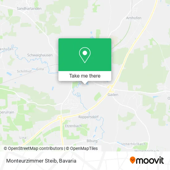 Карта Monteurzimmer Steib