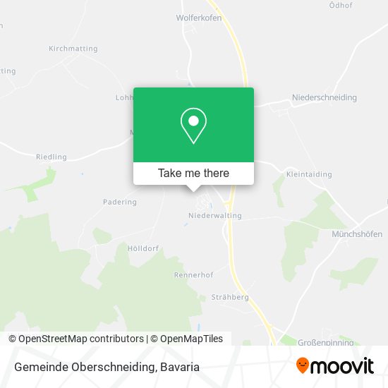 Gemeinde Oberschneiding map