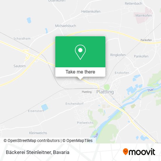 Bäckerei Steinleitner map