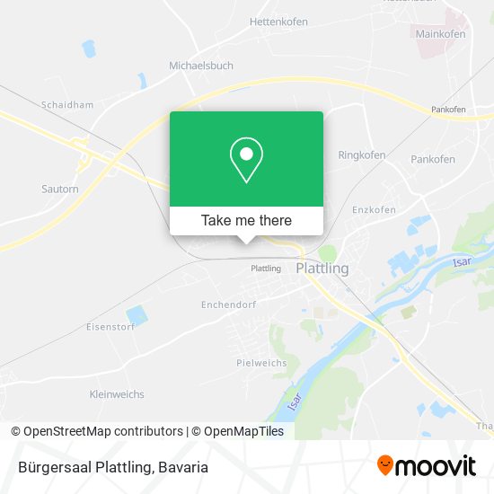 Bürgersaal Plattling map