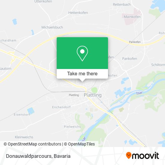 Карта Donauwaldparcours