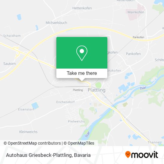 Autohaus Griesbeck-Plattling map