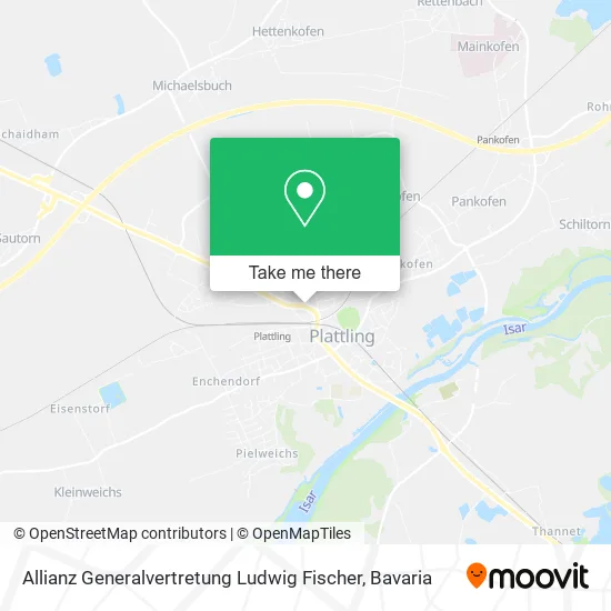 Карта Allianz Generalvertretung Ludwig Fischer
