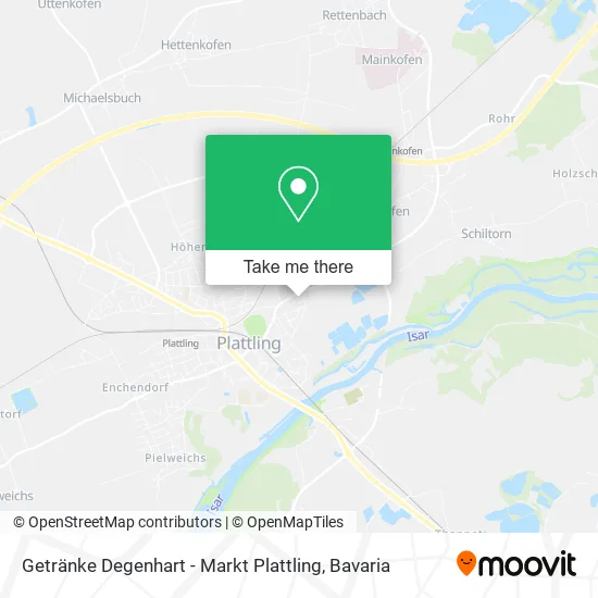 Карта Getränke Degenhart - Markt Plattling