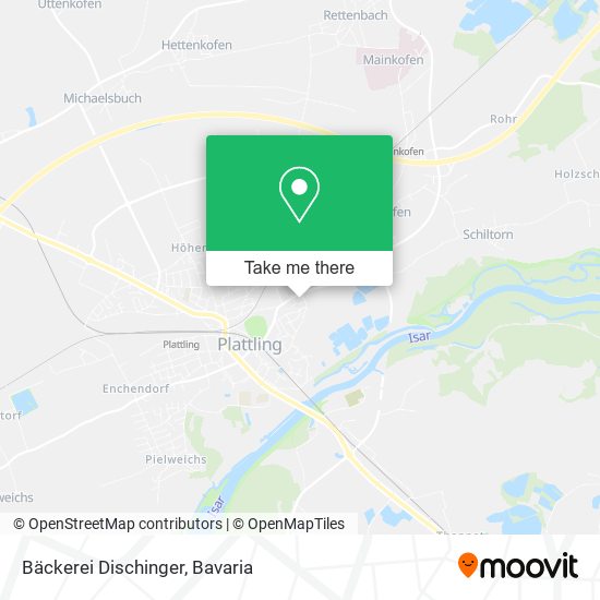 Bäckerei Dischinger map