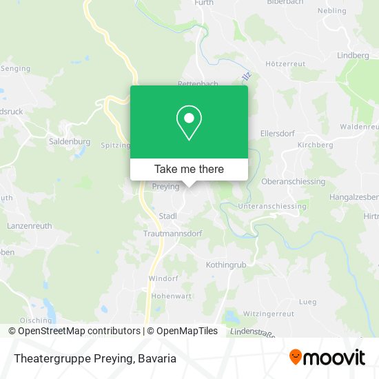 Theatergruppe Preying map