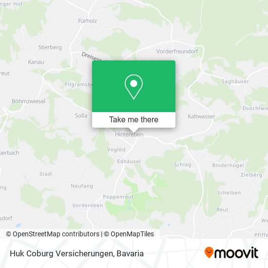 Huk Coburg Versicherungen map