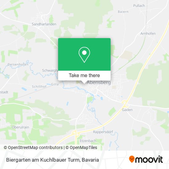 Biergarten am Kuchlbauer Turm map