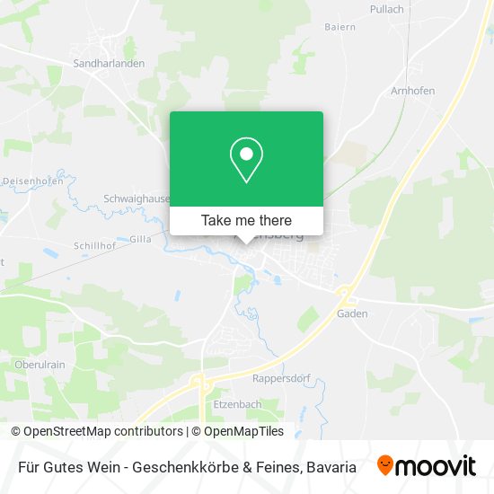 Für Gutes Wein - Geschenkkörbe & Feines map