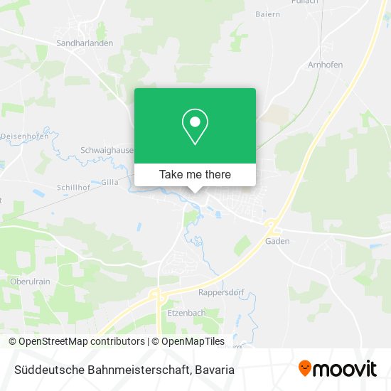 Süddeutsche Bahnmeisterschaft map
