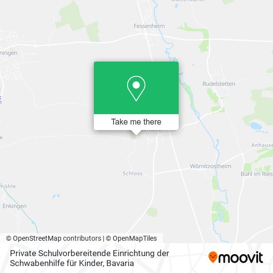 Private Schulvorbereitende Einrichtung der Schwabenhilfe für Kinder map