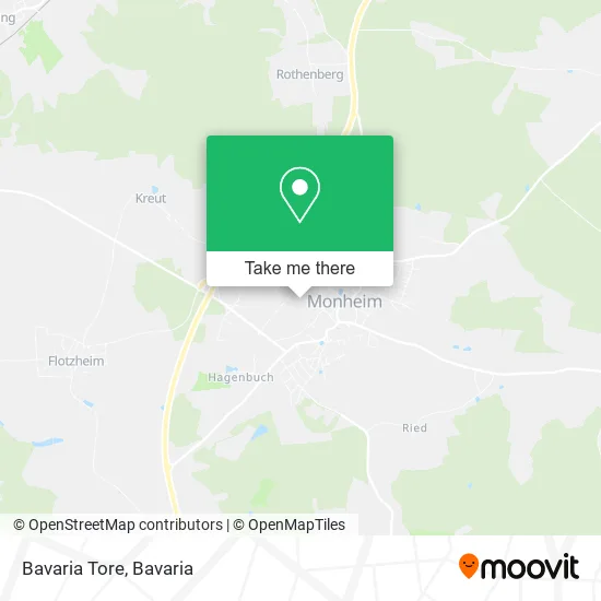 Карта Bavaria Tore