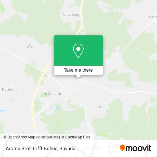 Aroma Brot Trifft Bohne map
