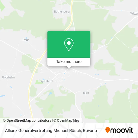 Allianz Generalvertretung Michael Rösch map
