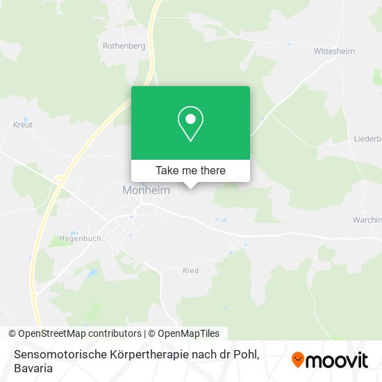 Sensomotorische Körpertherapie nach dr Pohl map