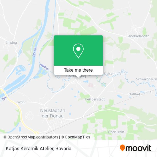 Katjas Keramik Atelier map