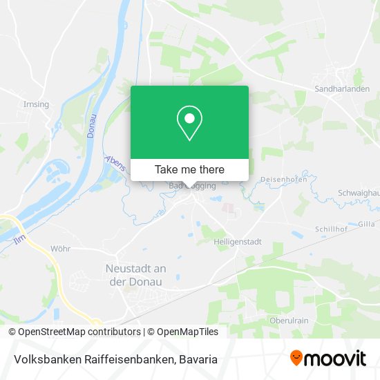 Volksbanken Raiffeisenbanken map