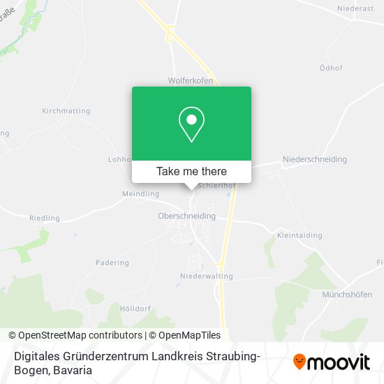 Digitales Gründerzentrum Landkreis Straubing-Bogen map