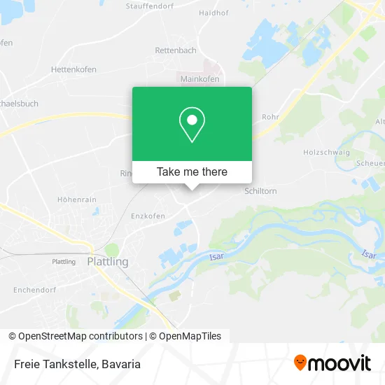 Карта Freie Tankstelle