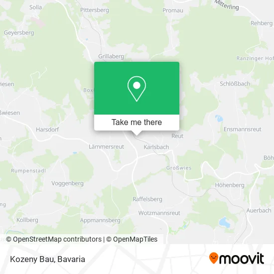 Карта Kozeny Bau