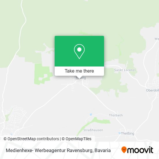 Medienhexe- Werbeagentur Ravensburg map