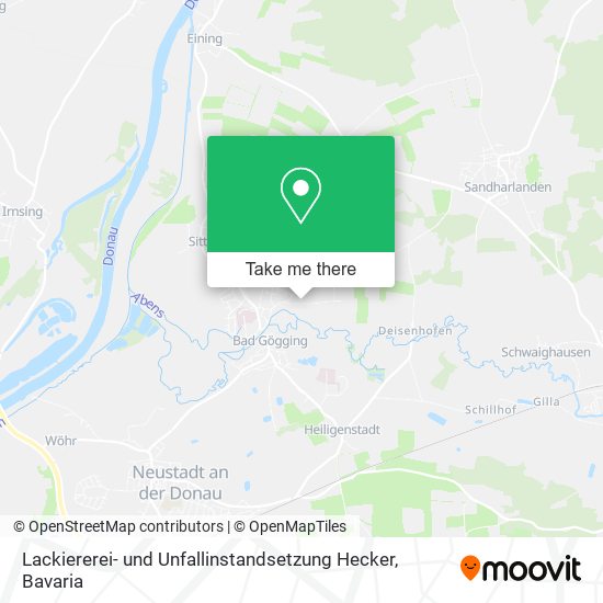 Lackiererei- und Unfallinstandsetzung Hecker map
