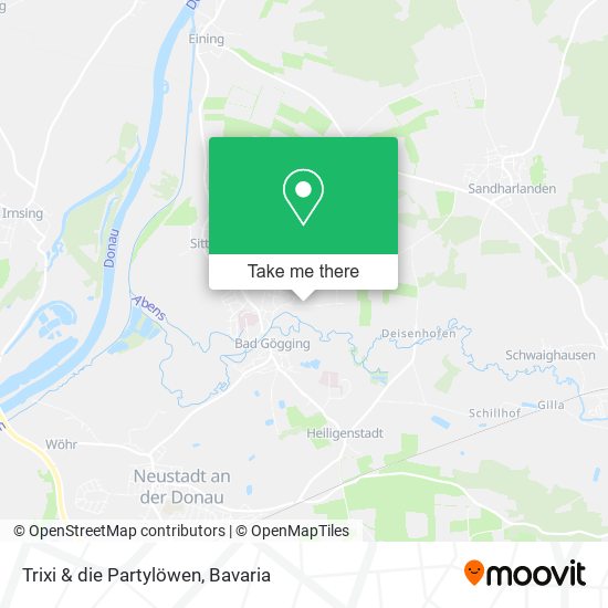 Trixi & die Partylöwen map